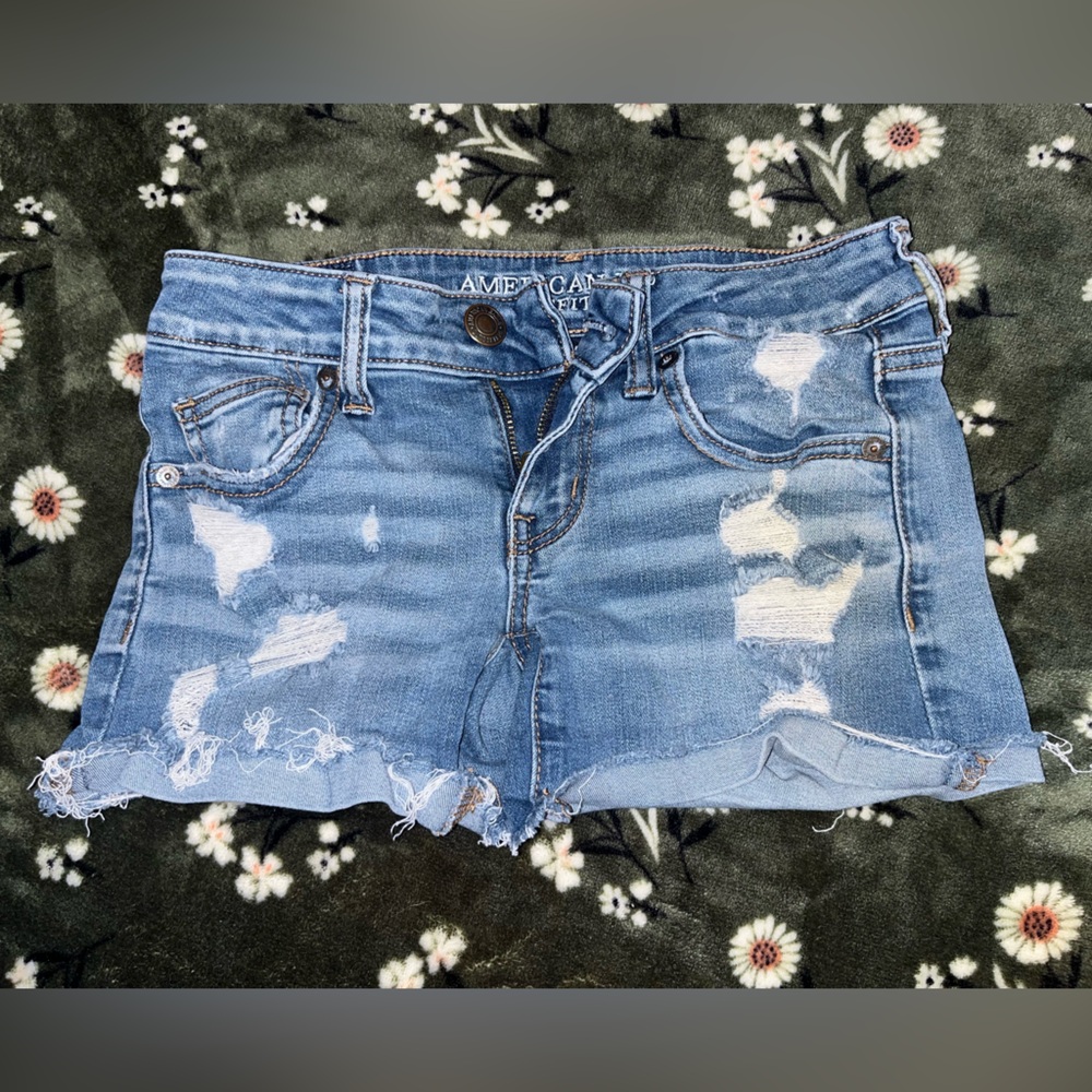 American eagle jean shorts